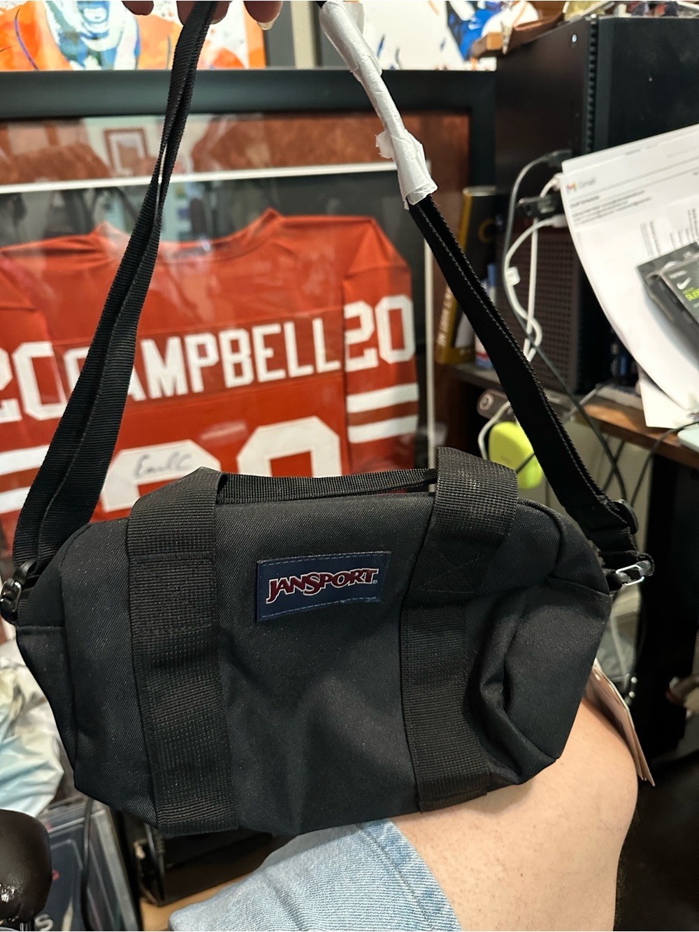 JanSport Weekender Mini Duffel Bag Black